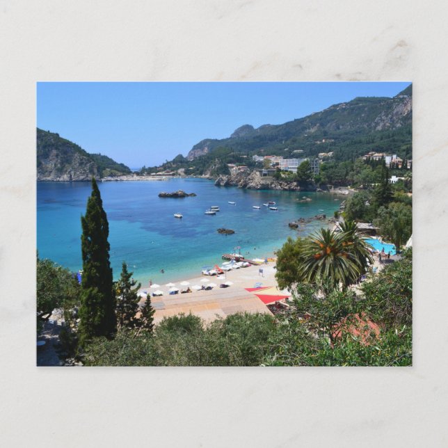 Paleokastritsa Griechenland Postkarte (Vorderseite)