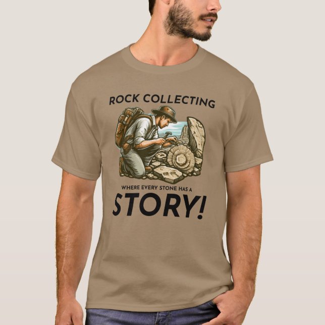 Paleontologist Ancient Fossils Rock Collecting boy T-Shirt (Vorderseite)