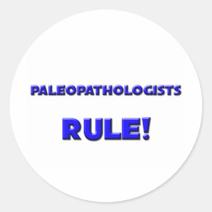 Paleopathologists Regel! Runder Aufkleber