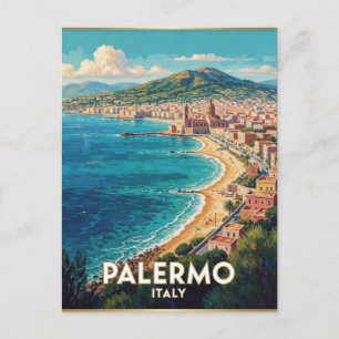 Palermo Italien Mittelmeer Reise Szene 🌊 Postkarte