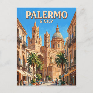 Palermo Italien Postkarte