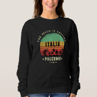 Palermo Italien Sizilien Stadt Palmen