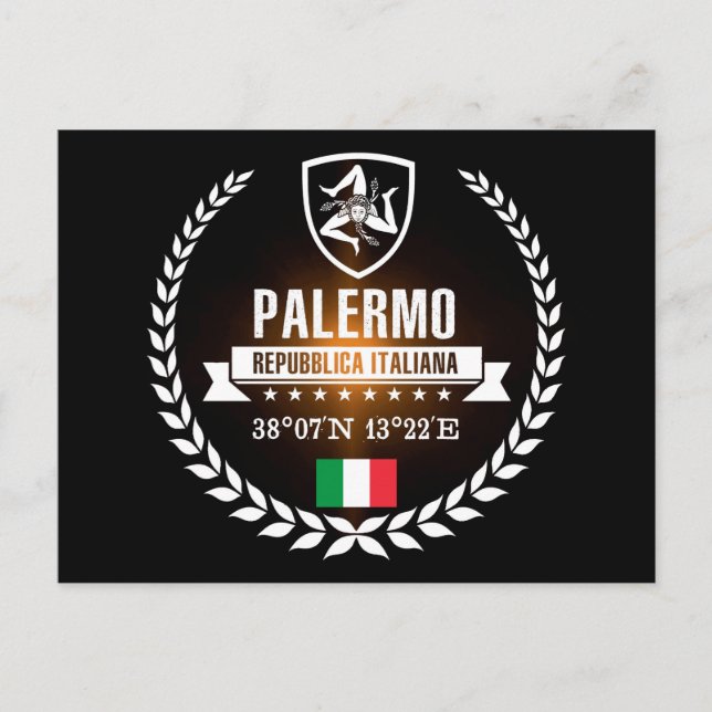 Palermo Postkarte (Vorderseite)