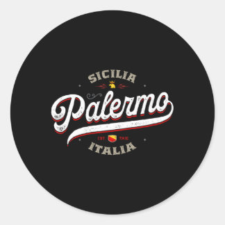 Palermo Sicily Italien Sicilia Italien Runder Aufkleber