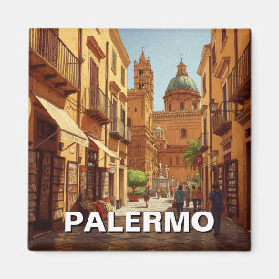 Palermo Sicily Italy Travel Magnet
