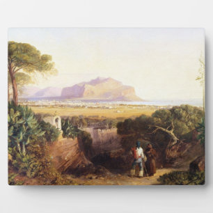 Palermo, Sizilien, 1847 (Öl auf Leinwand) Fotoplatte