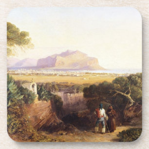 Palermo, Sizilien, 1847 (Öl auf Leinwand) Getränkeuntersetzer