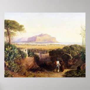 Palermo, Sizilien, 1847 (Öl auf Leinwand) Poster