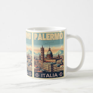 Palermo Sizilien italienische Vintage-Geschenke Kaffeetasse