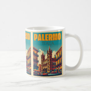 Palermo Sizilien italienische Vintage-Geschenke Kaffeetasse