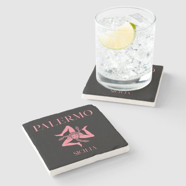 Palermo Sizilien Steinuntersetzer (Seitenansicht)
