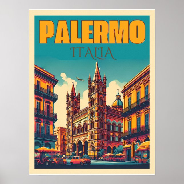 Palermo Vintage Geschenke aus der italienischen Kü Poster (Vorne)