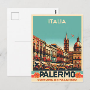 Palermo Vintage Geschenke aus der italienischen Kü Postkarte