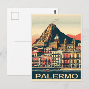 Palermo Vintage Geschenke aus der italienischen Kü Postkarte