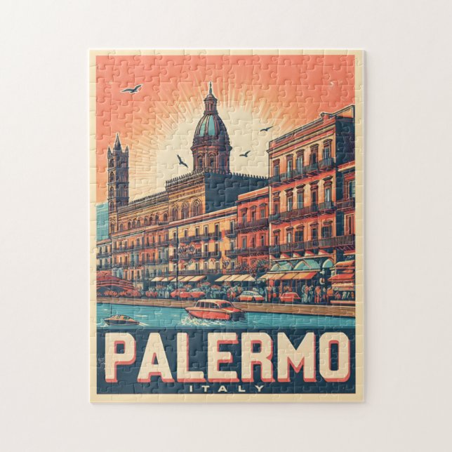 Palermo Vintage Geschenke aus der italienischen Kü Puzzle (Vertikal)