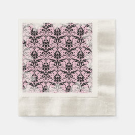 Palest Pink Soft Grunge Tee Party Napkins Serviette