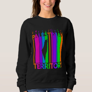 Palestenian Territory Colorful Bubbles Sweatshirt