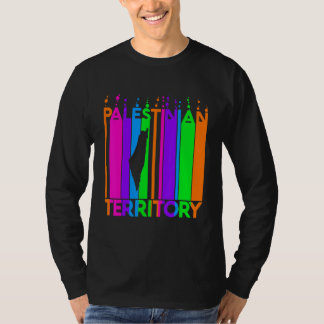 Palestenian Territory Colorful Bubbles T-Shirt
