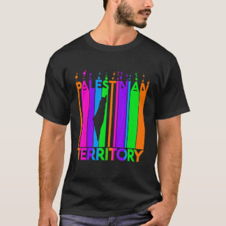 Palestenian Territory Colorful Bubbles T-Shirt