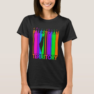 Palestenian Territory Colorful Bubbles T-Shirt
