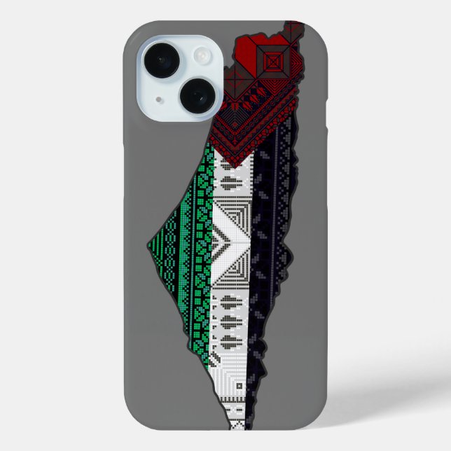 Palestina Embroidery täreez Pattern Karte frei Case-Mate iPhone Hülle (Rückseite)