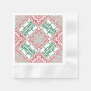Palestine Embroidery täreez Pattern Serviette