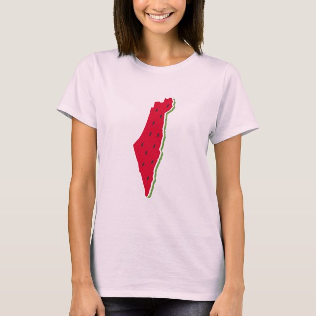 Palestine Freedom Melon T-Shirt (Vorderseite)