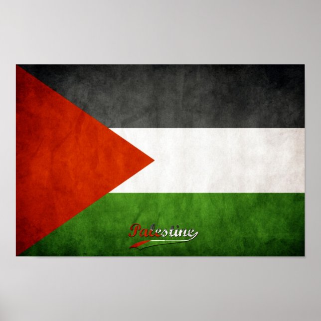 Palestine Grunge Poster (Vorne)