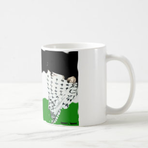 Palestine Intifada Flag Kaffeetasse