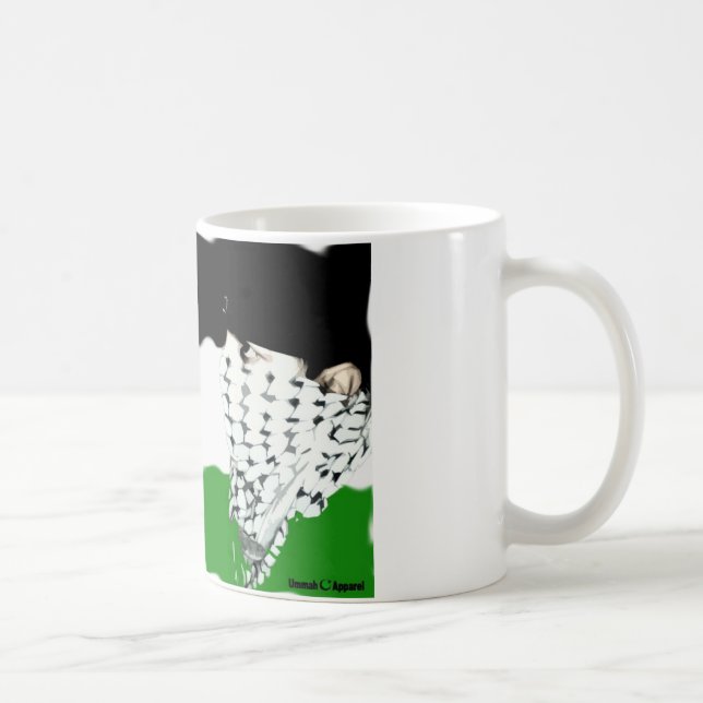 Palestine Intifada Flag Kaffeetasse (Rechts)