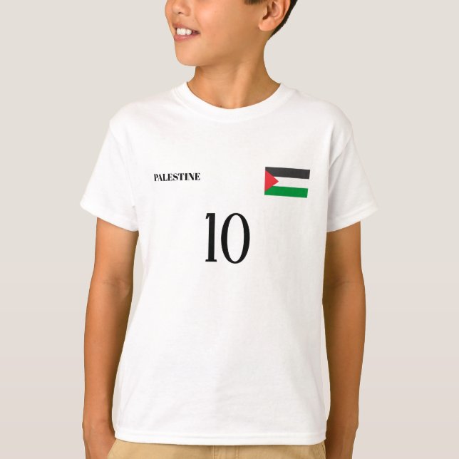 Palestine National Football Team Soccer T-Shirt (Vorderseite)