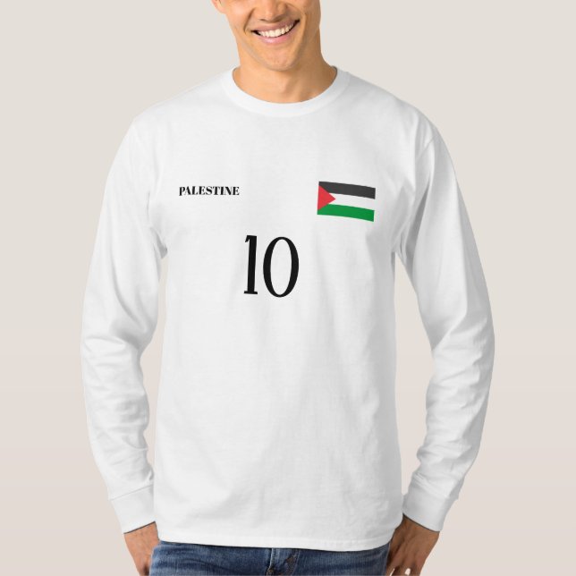 Palestine National Football Team Soccer T-Shirt (Vorderseite)