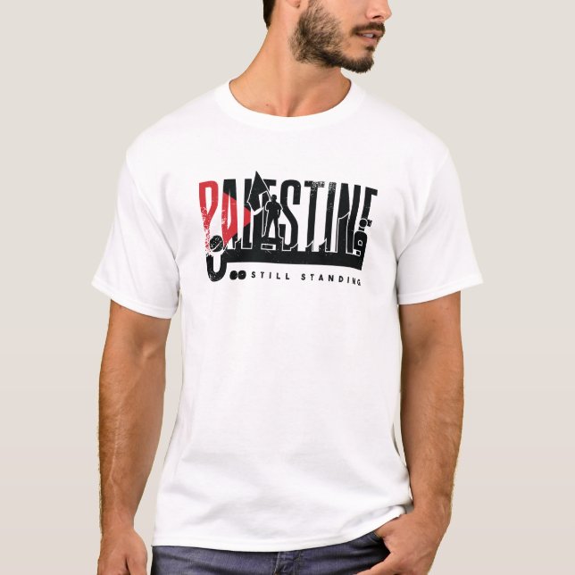 palestine noch Stehend T-Shirt (Vorderseite)