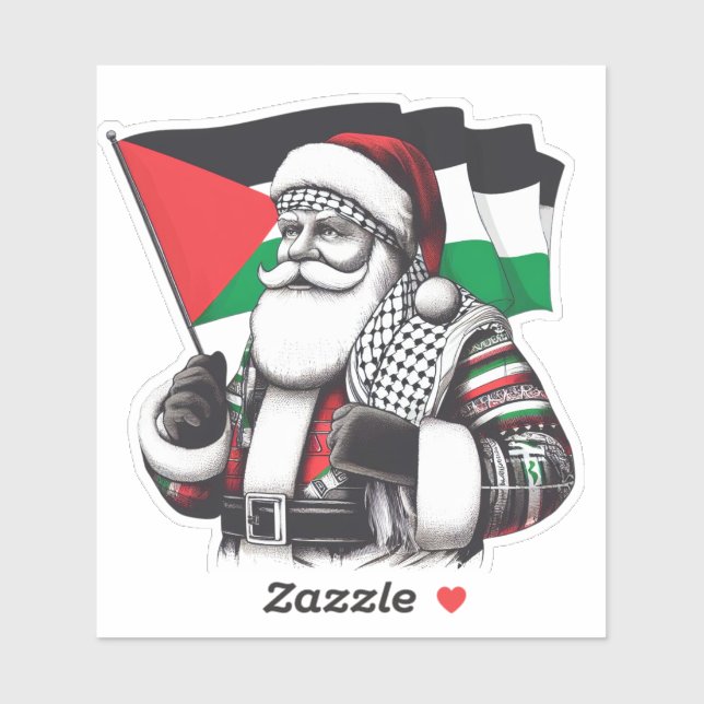 PALESTINE SANTA STIKCER AUFKLEBER (Blatt)