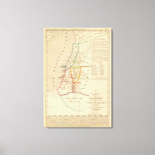 Palestine sous Constantin le Grand, 330 apres JC Leinwanddruck