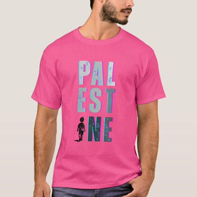 PALESTINE T - Shirt - Code Rosa Protest Shirt (Vorderseite)