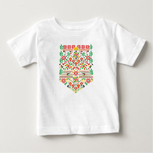 Palestine Tatreez Traditionelle Stickerei Baby T-shirt
