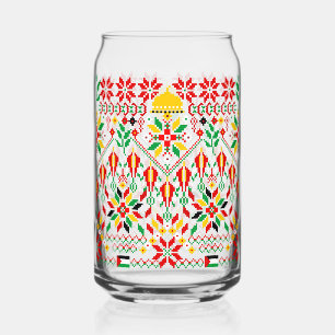 Palestine Tatreez Traditionelle Stickerei Dosenglas