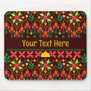 Palestine Tatreez Traditionelle Stickerei Mousepad