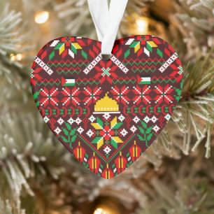 Palestine Tatreez Traditionelle Stickerei Ornament