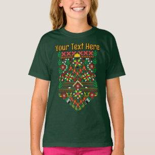 Palestine Tatreez Traditionelle Stickerei T-Shirt