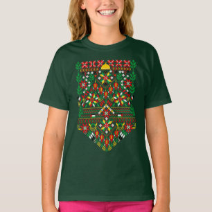 Palestine Tatreez Traditionelle Stickerei T-Shirt