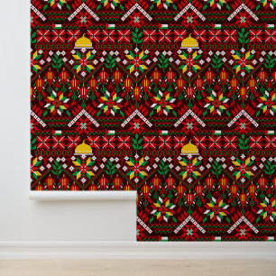 Palestine Tatreez Traditionelle Stickerei Tapete