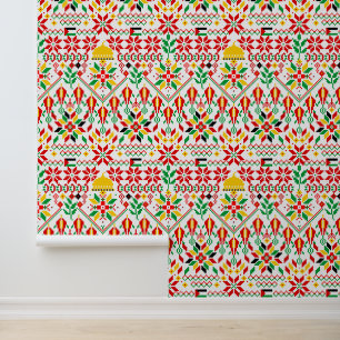 Palestine Tatreez Traditionelle Stickerei Tapete