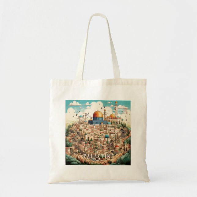 Palestine Tote Bag Tragetasche (Vorne)