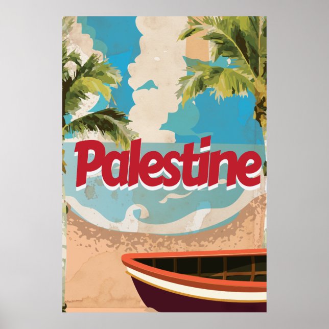 Palestine Vintage Travel Poster (Vorne)