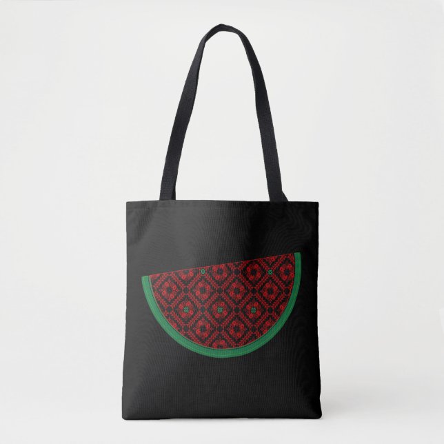 Palestine watermelon Embroidery red tatreez (Vorderseite)