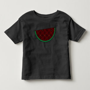 Palestine watermelon Embroidery red tatreez Kleinkind T-shirt