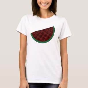 Palestine watermelon Embroidery red tatreez T-Shirt