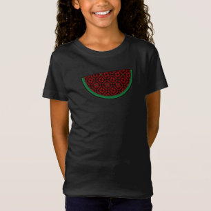 Palestine watermelon Embroidery red tatreez T-Shirt